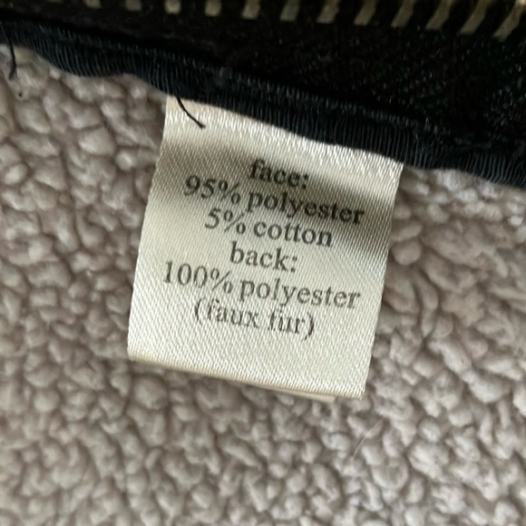 Dylan xl Heather Gray Cropped fleece lined Sweater with Hood and side zips - Picture 4 of 16